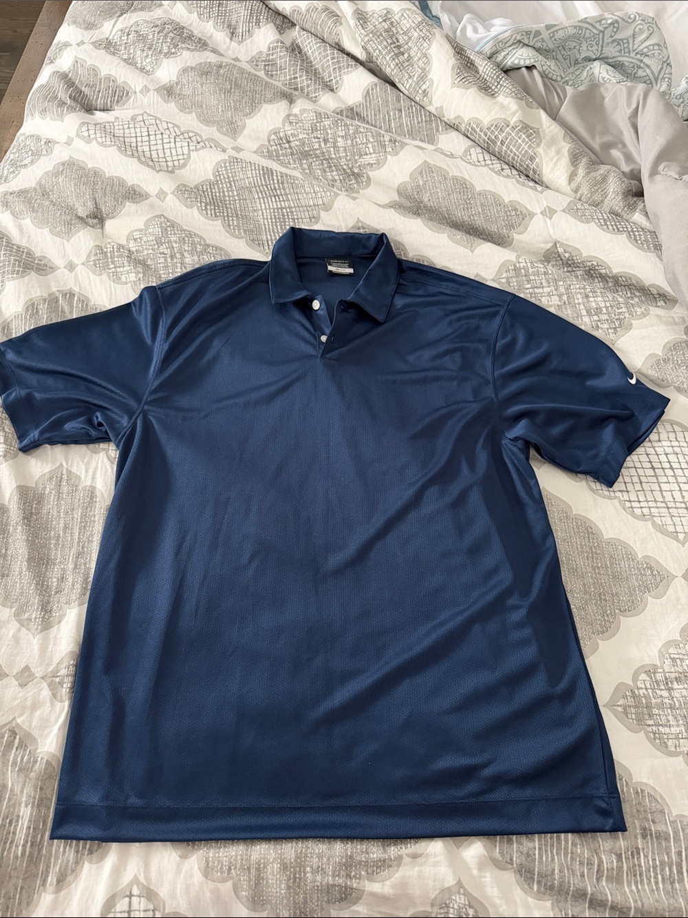 Nike Men's Navy Blue Performance golf shoes Polo